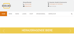 Desktop Screenshot of bierlinie-berlin.de